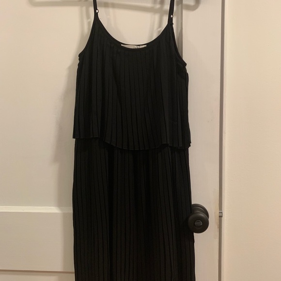 Black Pleated Dress, size small - Picture 1 of 3